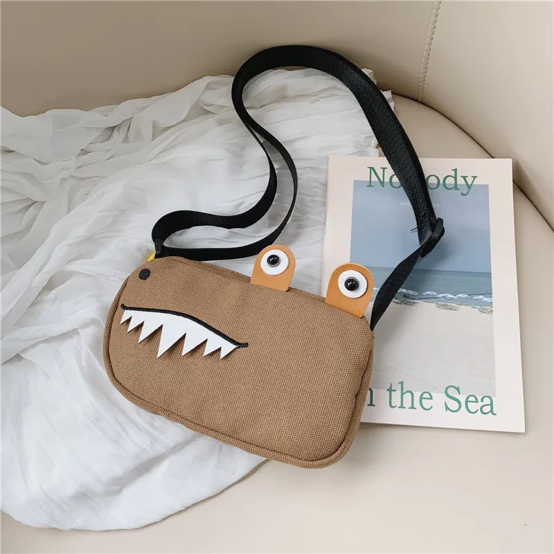 

Girls Small Square Bag 2020 Spring and Summer New Shoulder Bag Cute Cartoon Dinosaur Messenger Bag Boy Mini Bag HOT