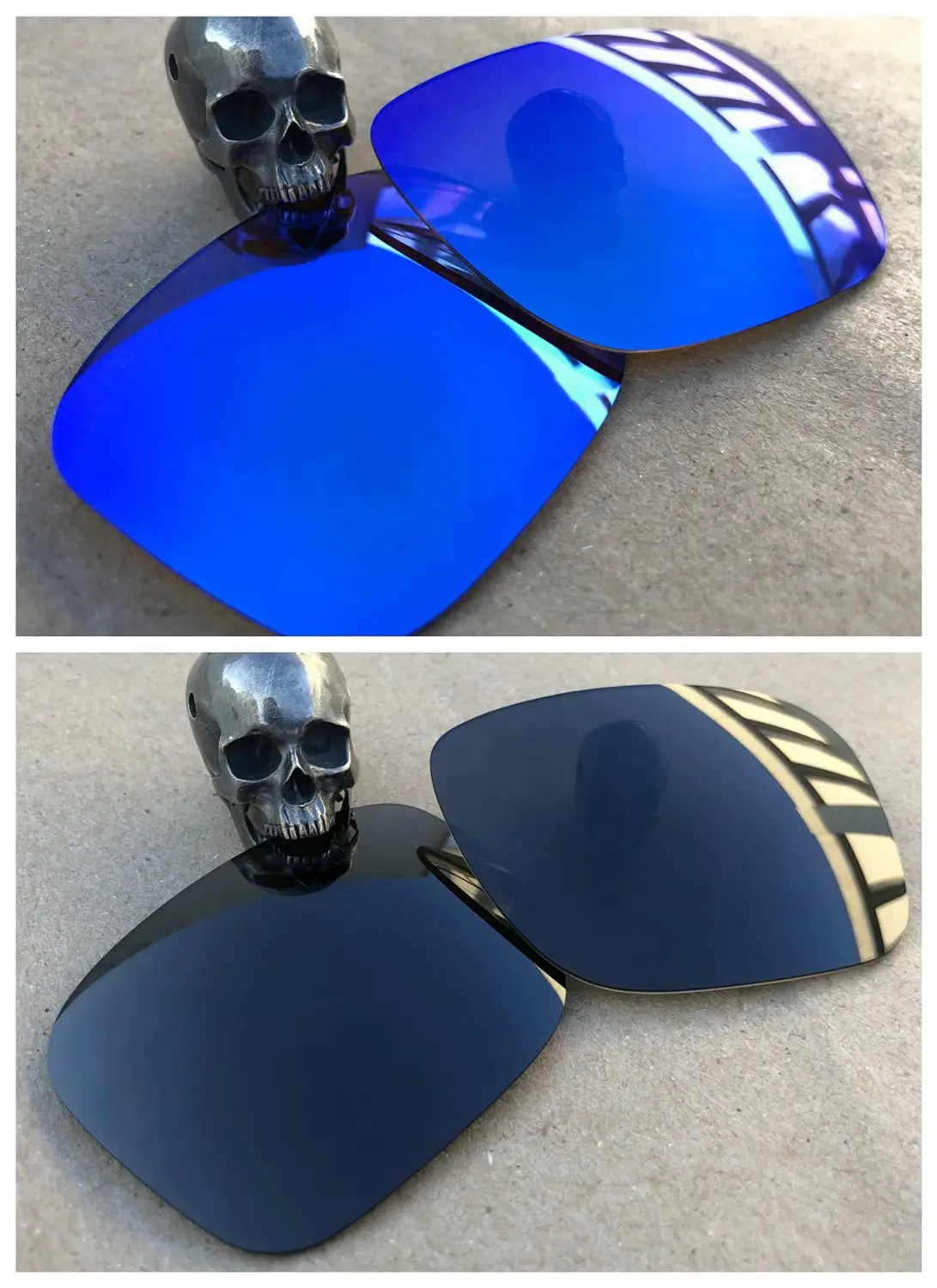 Blue and Black Firtox настоящие поляризованные улучшенные Сменные линзы для солнцезащитных очков-солнцезащитных очков(только линзы)-несколько вариантов - Цвет линз: Blue and Black