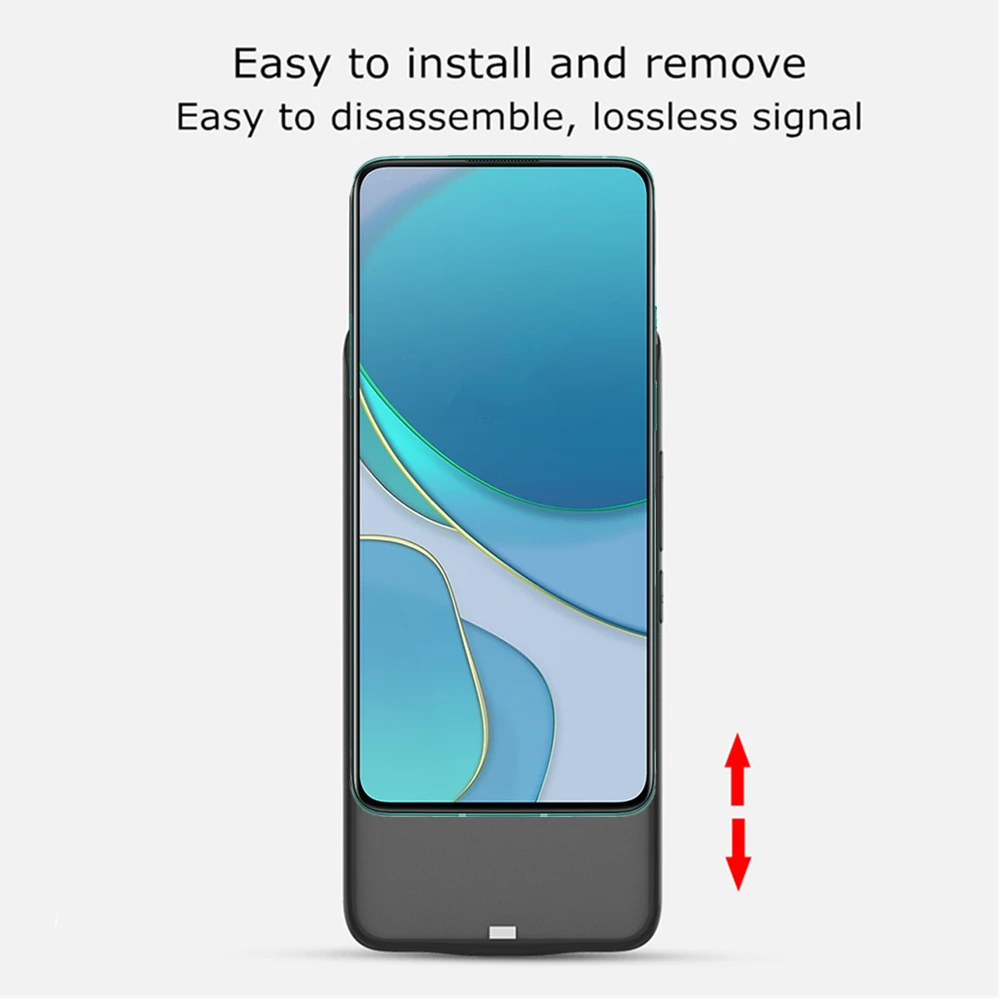 Чехлы для зарядного устройства Xiaomi Mi MIX 4 Power Case 6800 мАч тонкий силиконовый