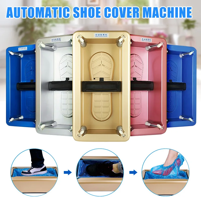 

Automatic Shoe Cover Dispenser Disposable Shoe Covers Machine for Home Office EDF88