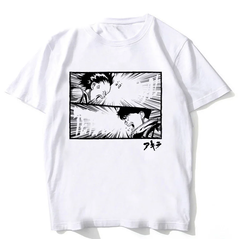Akira Synthwave T Shirt japanese anime t-shirts Summer fashion tshirt casual white print for male comfortable men top tees women | Мужская