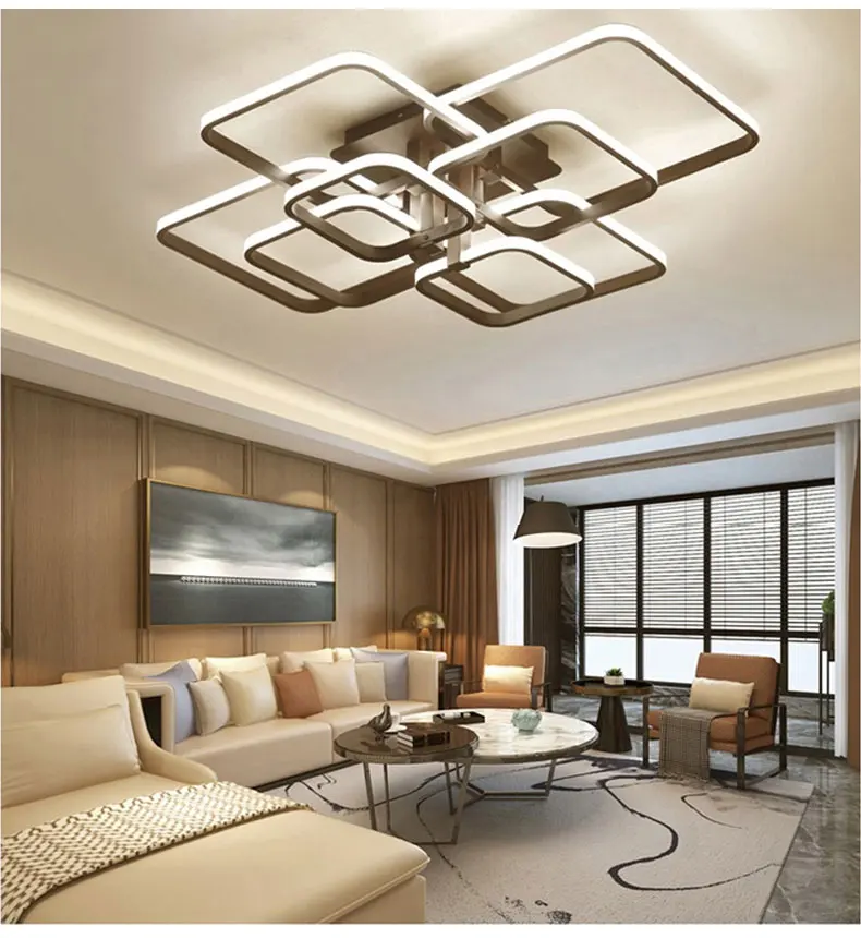 Потолочная люстра светодиодная для гостиной столовой спальни|Люстры| |