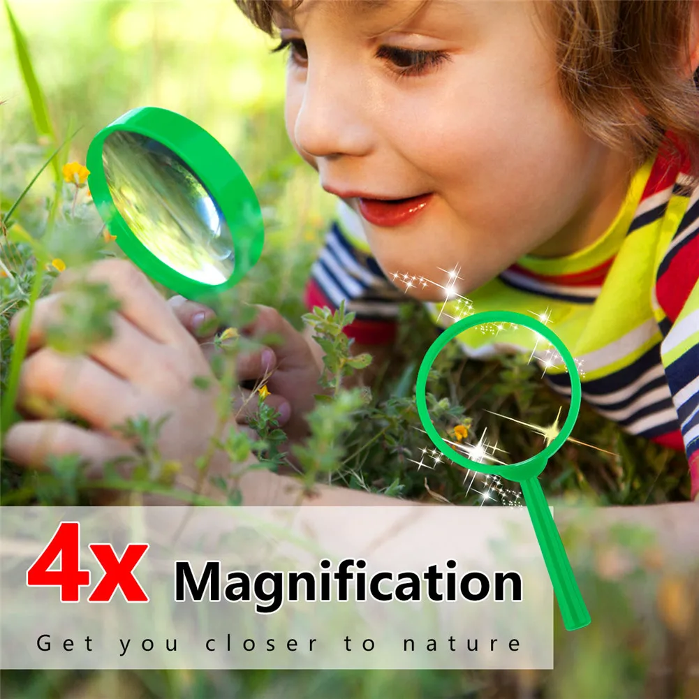 6 штyк дeтскaя на открытом воздухе исследования детские бинокли мини-фонарики