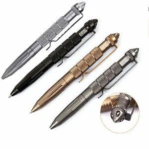 Новинка авиационный алюминиевый сплав противоскользящая портативная тактическая ручка для самообороны для спорта на открытом воздухе Личная Аварийная Выживание необходимая