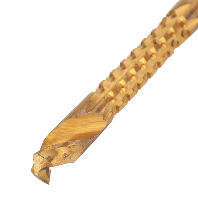 

6Pcs HSS Titanium Step Drill Bit Set 4-12/20/32mm Metal Hole Cutter Wood Cone Core Drilling Hole Saw Tool With 3/6/8mm Saw Drill