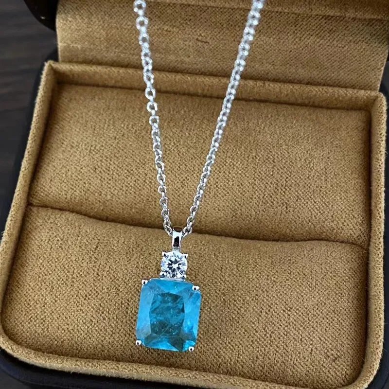 

Вечерние жерелье из серебра 925 пробы с фианитами 3A