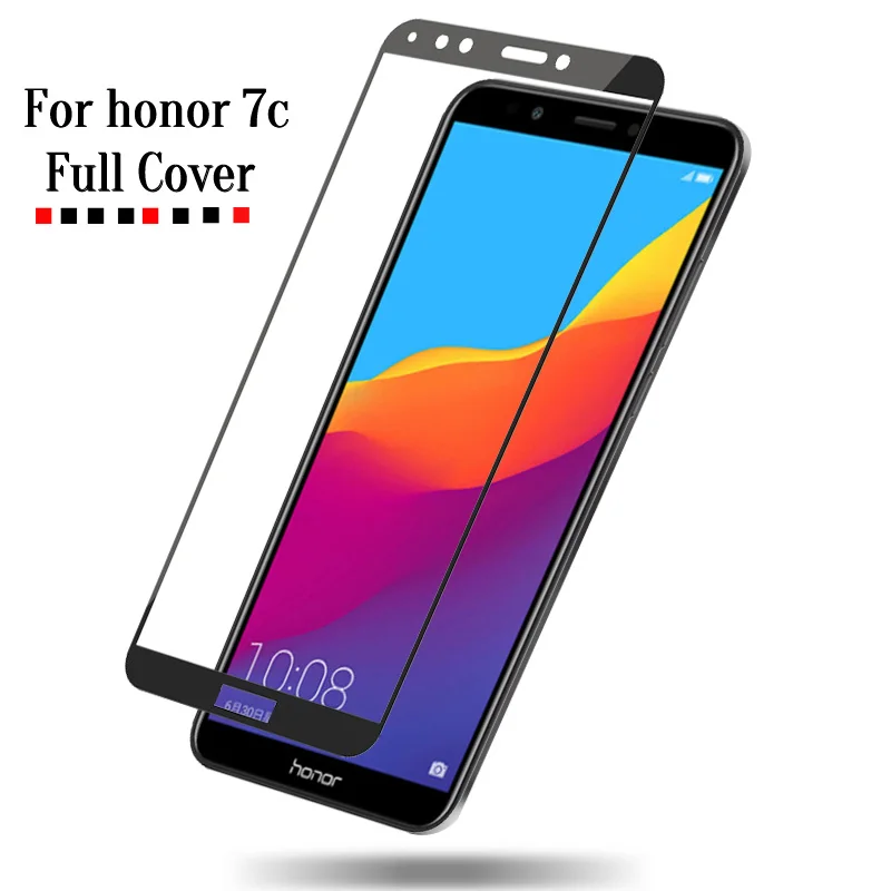 Защитное стекло для Huawei Honor 7c Pro 7a 7x закаленное Honer 7 S X A C X7 S7 A7 C7 7apro 7cpro защита