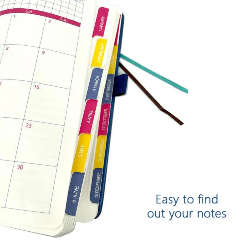 2022 A5 planner notebooks Super thick PU Leather cover Planner/diary/journal noteboos School & office supplies Bullet Stationery |