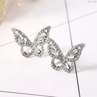 2021 new design butterfly nail fashion temperament retro port style earrings womens jewelry