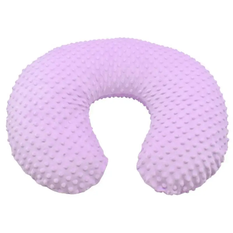 

8 Colors Baby U-shaped Nursing Pillowcase Super Soft Bubble Multifunctional Learning Pillowcase Removable Pillowcase For Baby