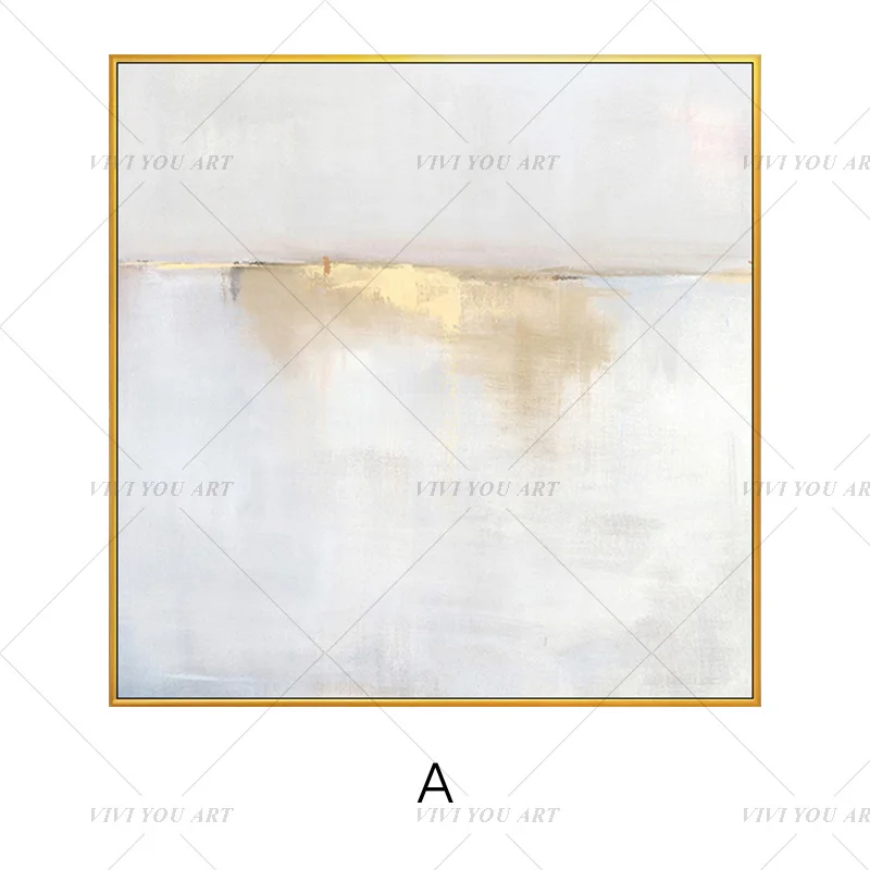 

Модная абстрактная картина, морской синий, желтый, ручная роспись, картина маслом, искусство, домашний декор, настенные картины, современная...