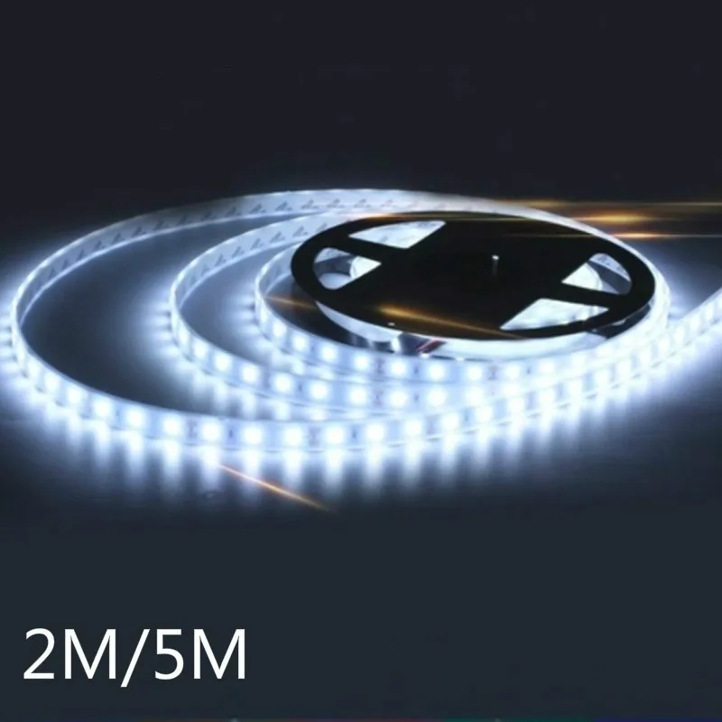 Светодиодный ночник 2 м/5 м RGB светодиодный светильник 12 В 2835 холодный белый 120 светодиодный/300 светодиодный SMD гибкий светодиодный светильник для украшения дома на открытом воздухе