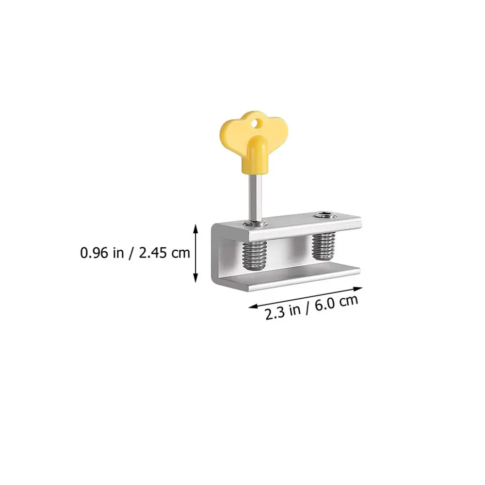 

8pcs Window Safety Locks Adjustable Sliding Door Window Locks with Key
