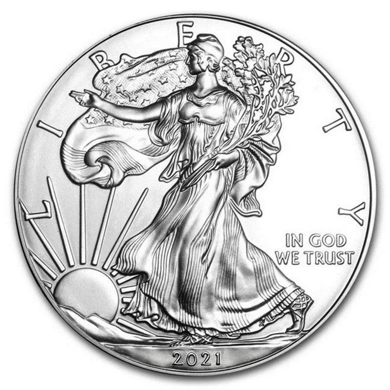 Estatua de la libertad United, monedas de desaf&iacute;o coleccionables de plata de 11 piezas, regalos de A&ntilde;o Nuevo, monedas conmemorativas, Colecci&oacute;n fina, 2011 ~ 2021-1