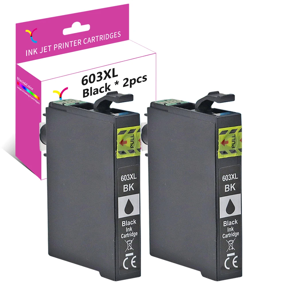 

YC 603 XL Black for Epson 603XL Compatible for XP-2100 XP-2105 XP-3100 XP-3105 XP-4100 XP-4105 WF-2810 WF-2830 WF-2835 WF-2850