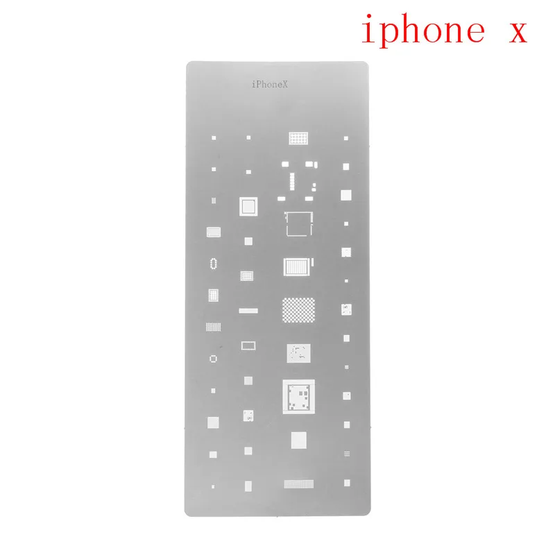 1 шт. трафарет для ремонта микросхем с интегральной схемой iPhone X/8/8 Plus|Сварочные