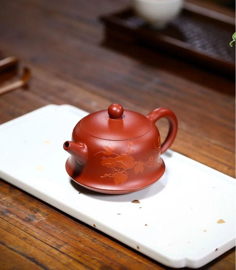 

Miao Zhu China Kettle Ceramic Teapot For Tea Puer Oolong Tea Set Handmade