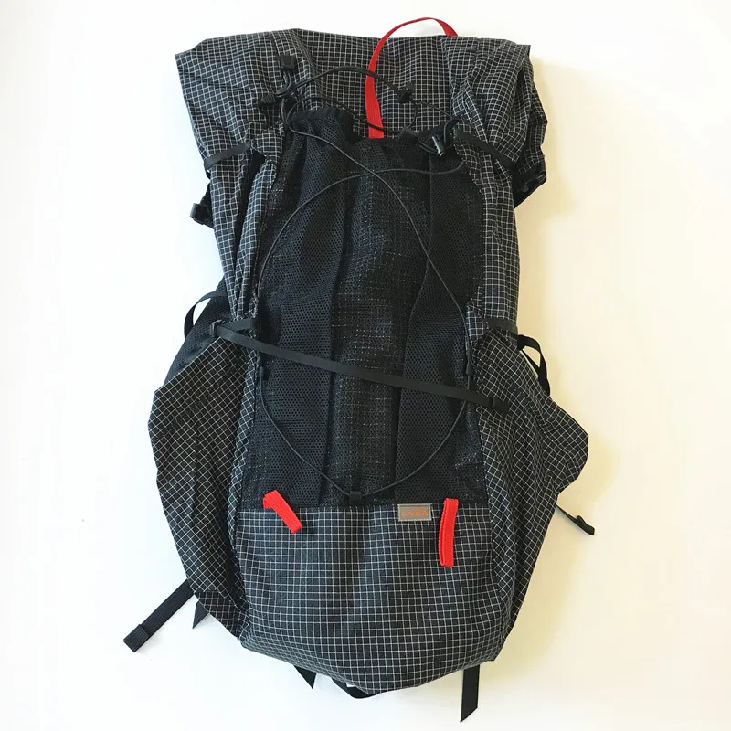 UHMWPE black S 3F UL GEAR 35L-45L легкий прочный туристический походный рюкзак для улицы ультралегкий безрамный пакет XPAC& UHMWPE сумки - Цвет: UHMWPE black S