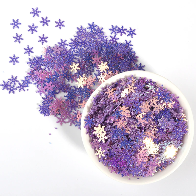 Блестящие пайетки в виде снежинок 500 шт. набор для шитья сделай сам декоративные