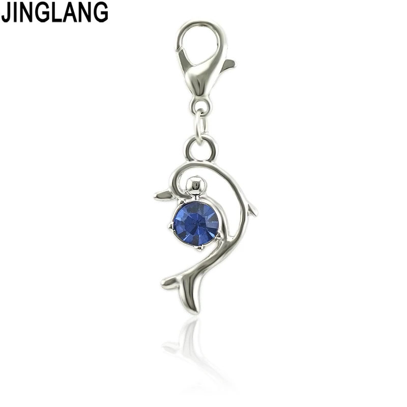 

12 шт., подвески в виде дельфина