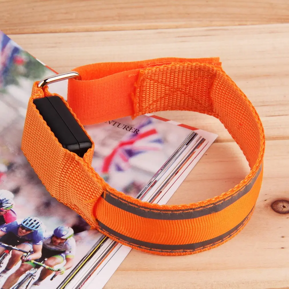 

Stylish LED Arm Bands Lighting Armbands Leg Safety Bands for Cycling/Skating/Party/Shooting 7 Colors Outdoor Sports Accessory