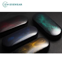 piano paint colorful glasses case personalized handmade glasses case metal ultra light bright color fashion color storage box