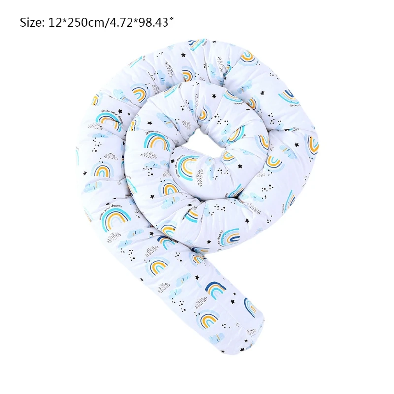 

Baby Crib Bumper Bed Safe Long Cotton Pillow Anti-collishion Cot Infant Sleep Protector Newborn Room Decoration