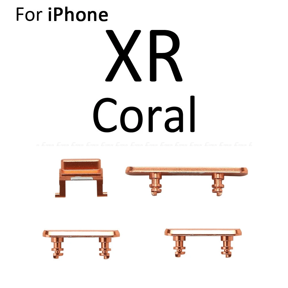 Side Button For iPhone X XR XS Max Power On Off Lock Volume Switch Mute Silent Key Set | Mobile Phone Flex Cables