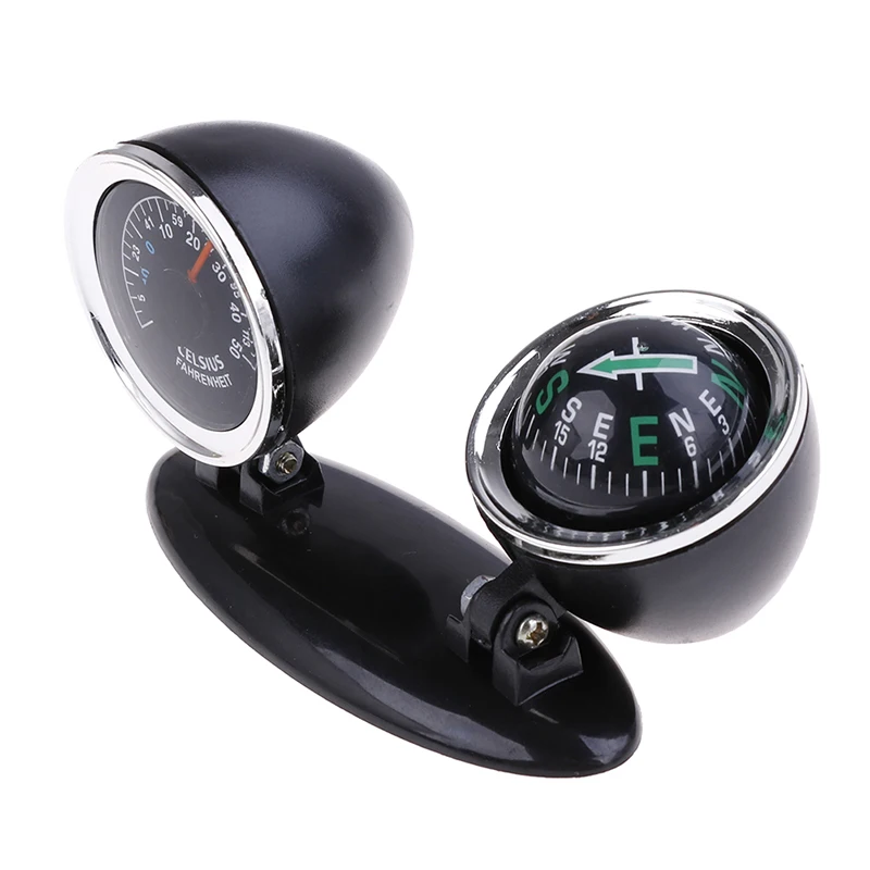 Direction Dashboard Ball Auto Accessories Guide Car Compass Thermometer Car-styling Ornaments | Спорт и развлечения