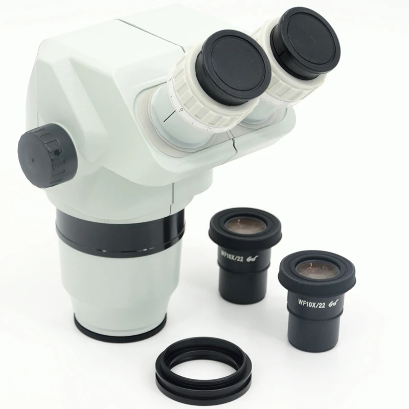 FYSCOPE 6.7X-45X ! DOUBLE BOOM STAND BINOCULAR HEAD STEREO ZOOM MICROSCOPE +144pcs LED | Инструменты