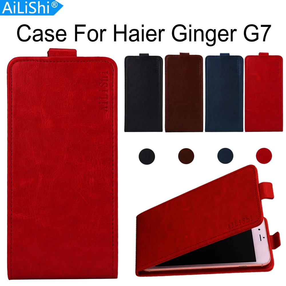 AiLiShi прямо с завода! Чехол для Haier ginger G7 роскошный Флип PU кожаный чехол