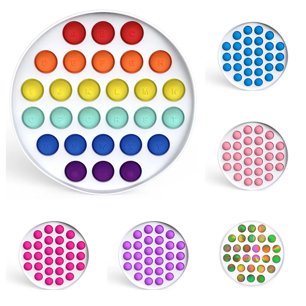 

Круглая пузырьковая игрушка-антистресс для мальчиков, антистрессовая игрушка для взрослых