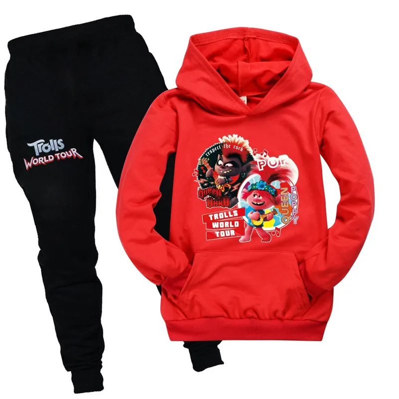 Детских футболок с рисунками из мультфильма тролли 2 Сезон весна-осень Хлопковое