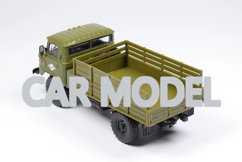 1:43 Масштаб сплава игрушечных транспортных средств GAZ-66 внедорожный грузовик модель детских игрушечных автомобилей авторизованный игрушки для детей