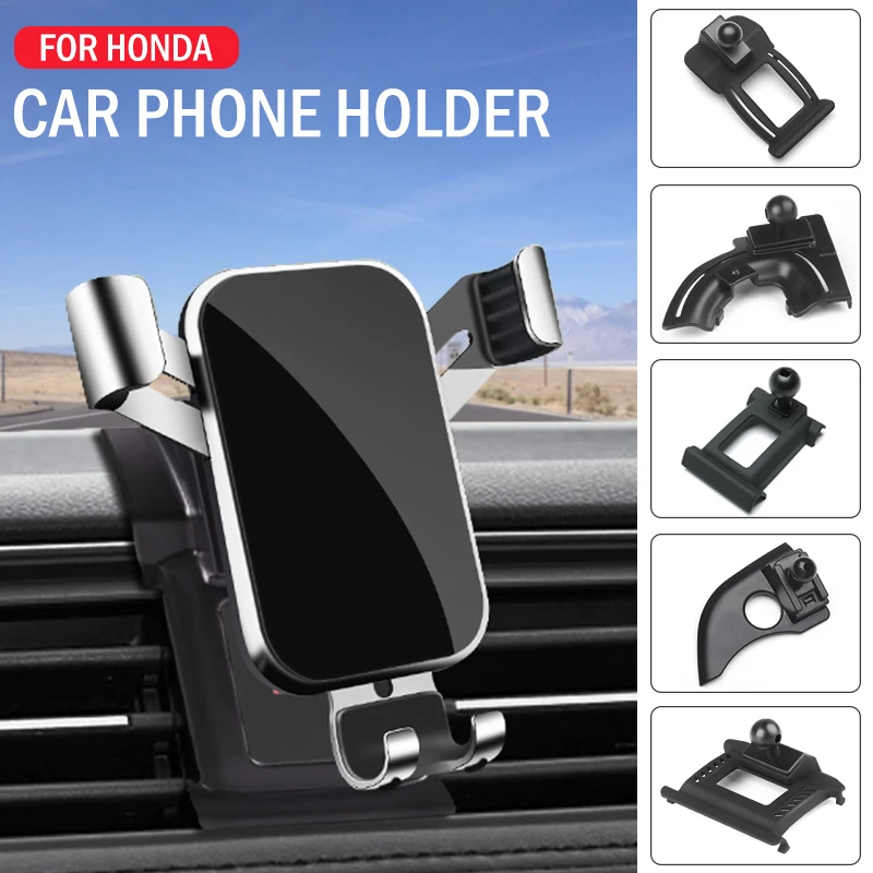 

Car Mobile Phone Holder Cellphone GPS Bracket For Honda Inspire Accord Civic Envix Crider Fit Vezel Odyssey Elysion XRV CRV