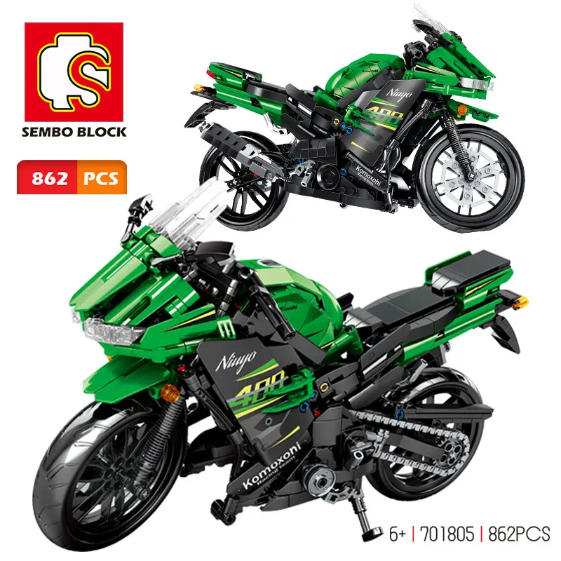 

SEMBO Off-road Motorbike Model Mechanical Building Blocks City Creator Technical Racing Car Motorcycle Bricks Toys Kids Gifts
