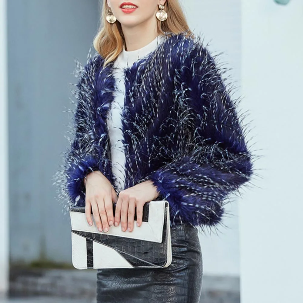 Зимнее пальто сексуальная женская куртка из искусственного меха 2019 модное