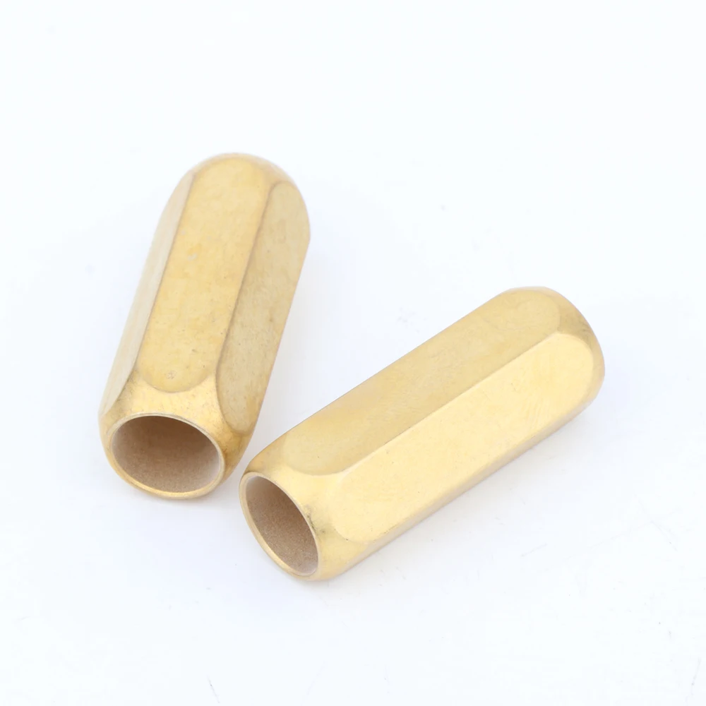 2 Pcs Hi-end Brass cable ring USB Cable hifi RCA Cable Audio DIY Wire Connector Black Speaker cable Wire Pants Boots