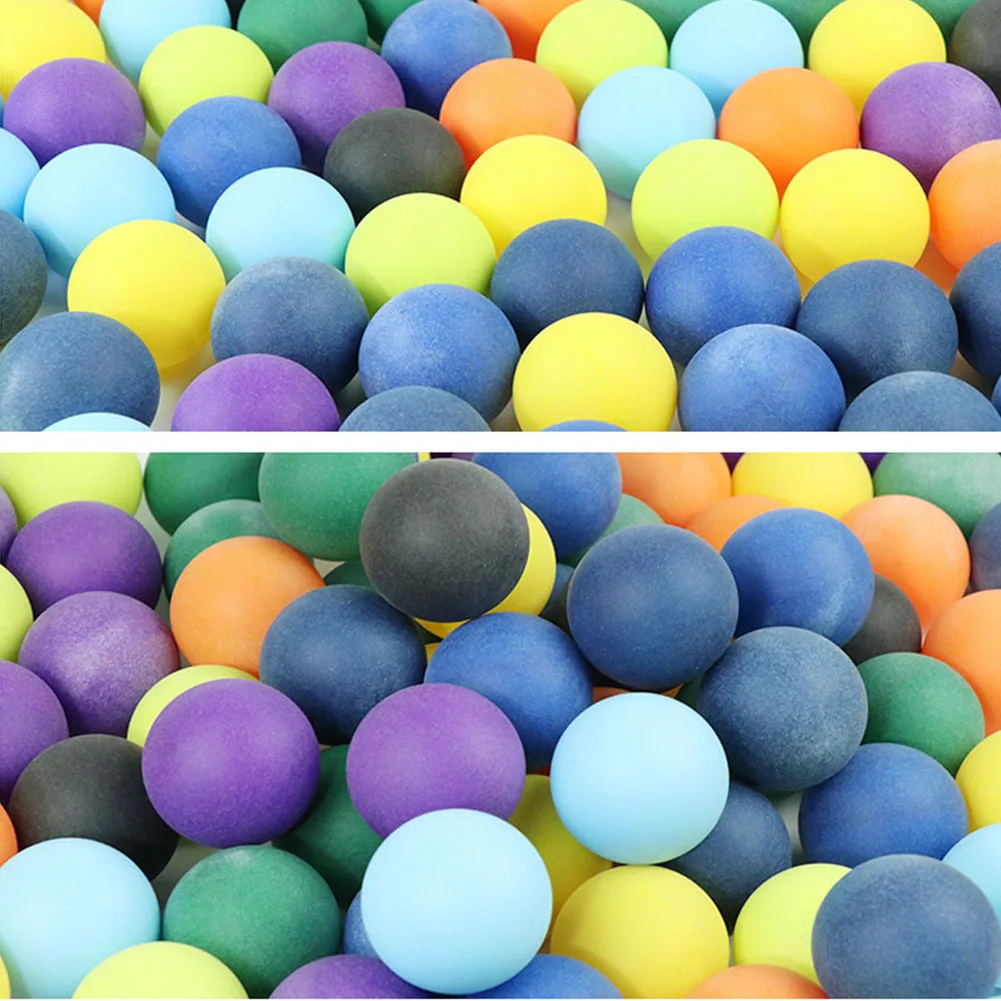 

100Pcs 40mm 2.4g Colored Ping Pong Balls Entertainment Table Tennis Balls Mixed Colors for Game and Advertising
