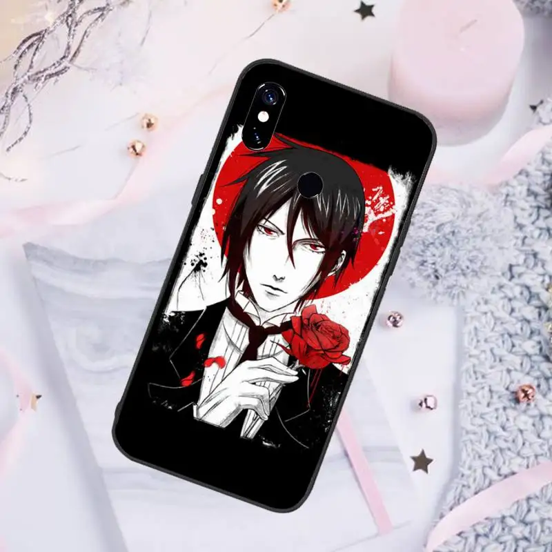 

Black Butler Anime Phone Case For Xiaomi Redmi note 7 8 9 pro 8T 9S Mi Note 10 Lite pro