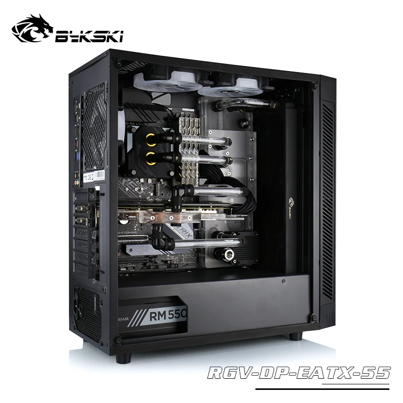 Bykski RGV-DP-EATX-55 водные доски для Deepcool Eatx 55 чехол для Intel cpu водоблок и один GPU корпус