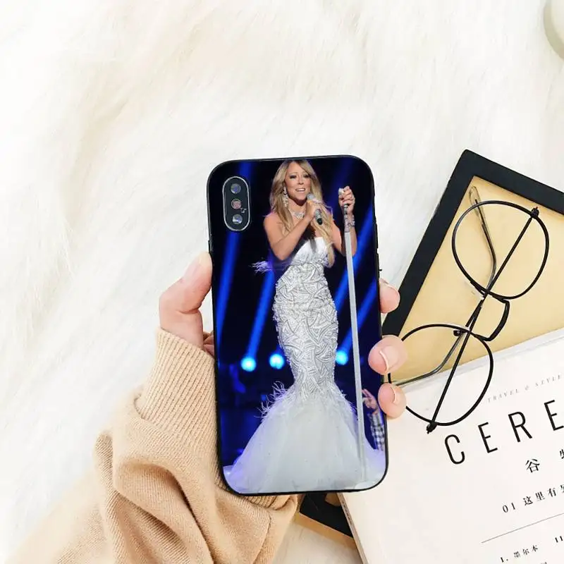 

Yinuoda Singer Mariah Carey Phone Case For iPhone 11 8 7 6 6S Plus X XS MAX 5 5S SE 2020 XR 11 pro Cover