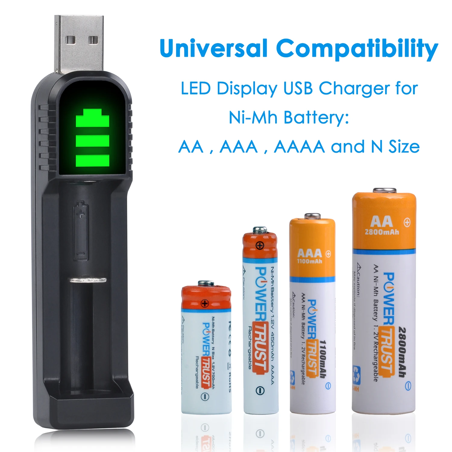 Перезаряжаемая AAAA батарея и USB зарядное устройство для поверхности пера батареи