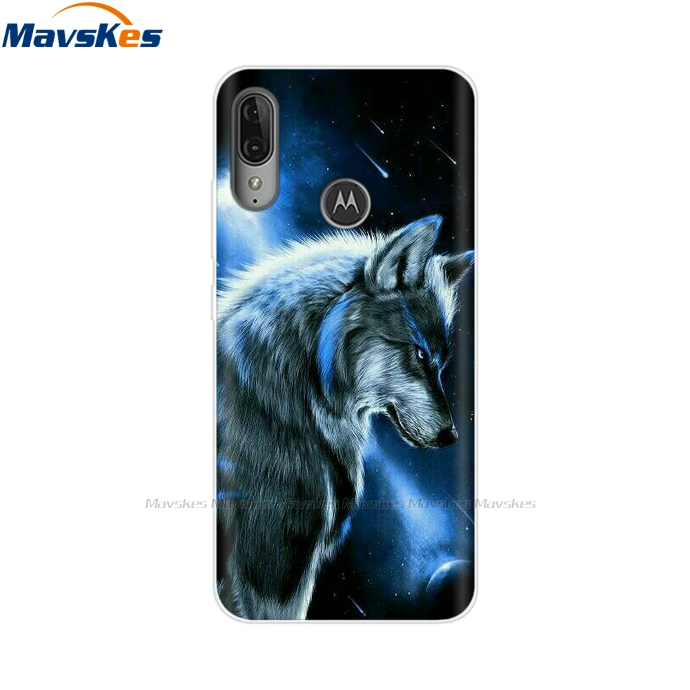 6 1 for motorola e6 plus case silicone painting tpu soft back cover phone case for motorola moto e6 plus e 6 e6plus e6s fundas free global shipping