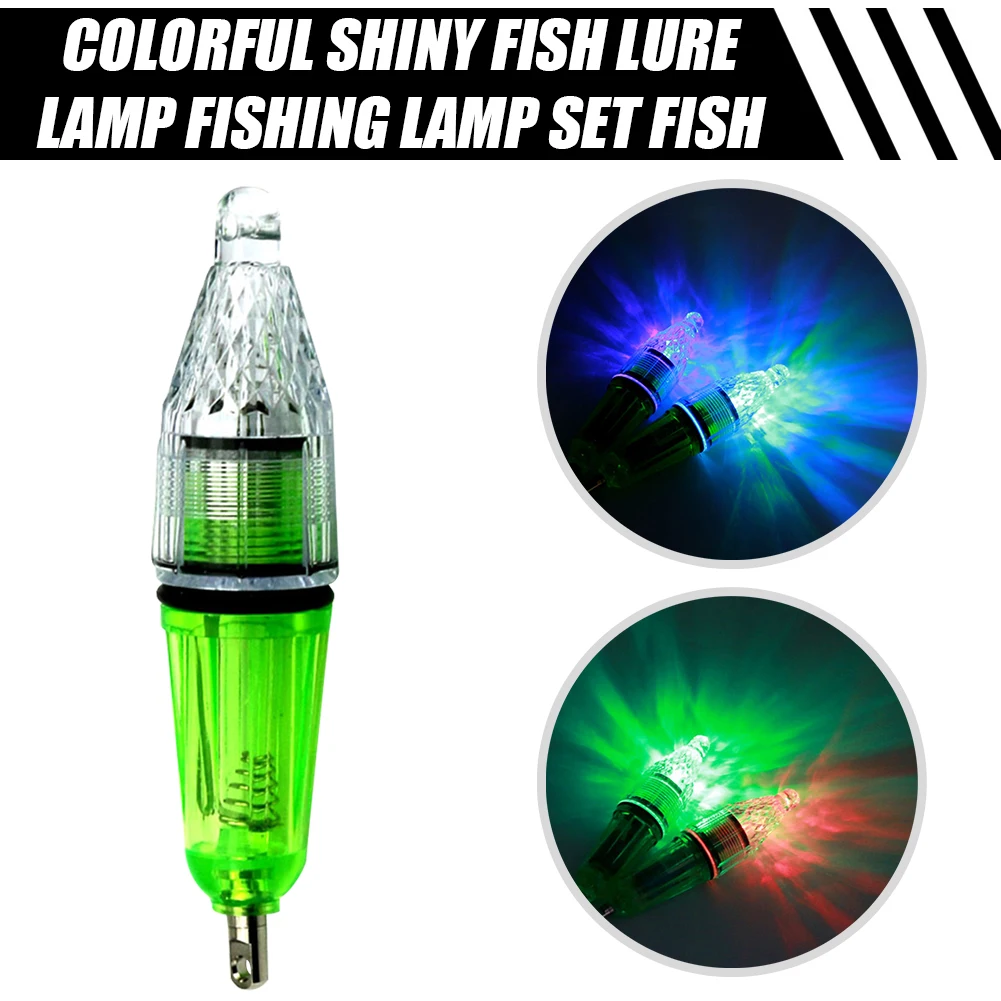 

LED Fishing Lure Light Waterproof Fast Fish Attractor Deep Underwater Squid Fishing Bait Night Lamp