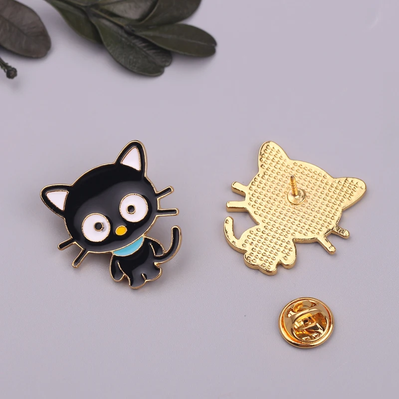 Мультфильм животных черный белый цвет котом для детей от двух до восьми лет эмаль