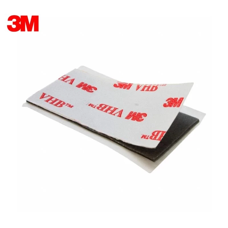 Фото Двухсторонняя лента 3M 4941P VHB толщиной 1,1 мм, 2 дюйма x 3 дюйма (в упаковке 20 шт.), серого цвета, Прямая поставка №4