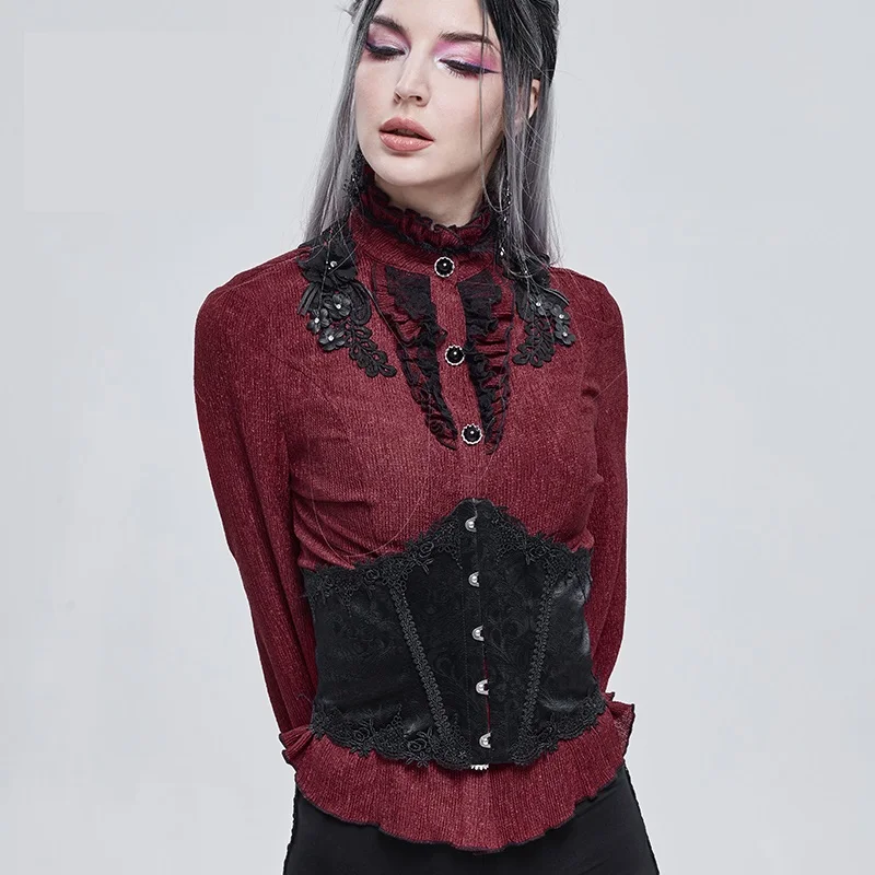 

Женский широкий пояс Goth New Band, универсальный эластичный пояс