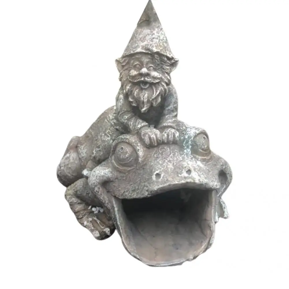 

Exquisite Premium Statue Drain Pipe Fountain Eco-Friendly Resin Sculpture Fadeless for Outdoor