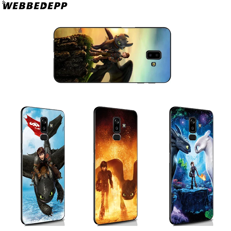 Как приручить дракона 2 мягкий силиконовый чехол для Samsung Galaxy J8 J6 J4 Plus Prime A2 Core J7 Duo |